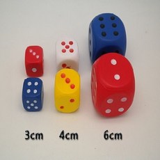 EVA소프트주사위(3 -3 -3cm) 낱개 랜덤발송 yes+2251lX