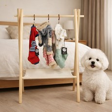 돈식스 강아지행거 반려동물 옷걸이행거, 1개