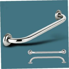 욕조 화장실 계단 노약자 안전 지지 스테인리스 곡선형 벽부착 고정 손잡이 바, 상세페이지 참조