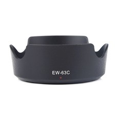 EF-S용 EW-63C 렌즈 후드 18-55mm f/3.5-5.6 IS 렌즈 보호대로 비영상 조명의 유입을 방지합니다, 1개, 13AC801797_LMG, 그림과 같이