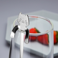 별미상품 머그걸이 고양이 티스푼 감성소품