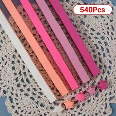 540매 종이접기 별 스트립 접는 다채로운 양면 행운의 어린이 DIY 핸드 아트 홈 데코 만들기, 07 Style-8-540sheets, 07 Style-8-540sheets