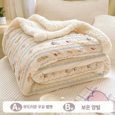 보라트랜드 벨벳담요 사무실 차량 캠핑담요, 1개, 프레시