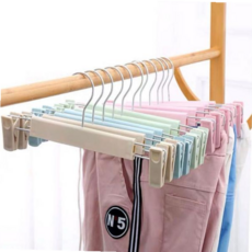 노르딕 파스텔 바지걸이(10개) 집게 옷걸이 다용도 행, 10개, 블루(10개)