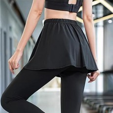 랩스커트 레이어드 힙커버 요가 헬스 Y존커버 운동 레깅스