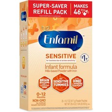 엔파밀 1단계 뉴로프로 센서티브 인펀트 베이비 분유, 833g, 1개