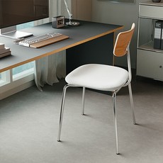 16피스 1+1 YGC 카페 인테리어 식탁의자, 네츄럴 화이트, 2개