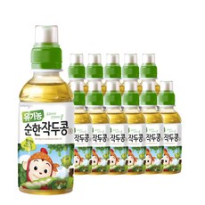 웅진 코코몽 유기농 순한 작두콩차, 200ml, 12개