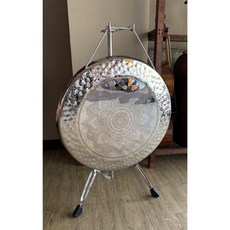 銅鑼架，適用於大鑼、慶典鑼、頌缽，可收納，25mm管徑