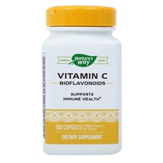 Nature's Way 維他命C類黃酮膠囊, 1個, 100 件