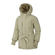 트렉스타 여성 허리벨트 포인트 구스다운 자켓 점퍼