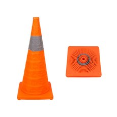 (주)친우코렉트 칼라콘 꼬깔콘 기본 메모 메세지 대형 설정 부족 나일론 꼬깔 날씨 접이식 차량 반사 반사띠