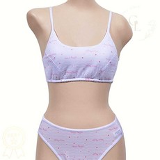 주니어 브라팬티세트 조은 하트 물결패턴 1단계 스포츠 1세트