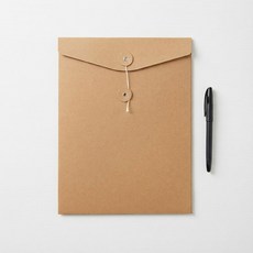 A4 크라프트 하도메 서류봉투 아일렛 세로형