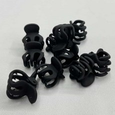 하우스픽 머리집게핀 반묶음 미니집게핀 블랙 10P