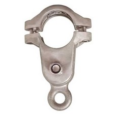 고정 그네 후크 스테인리스 해먹 홀더 연결 브래킷 고리, 114mm 알루미늄 고리 원색, 1개