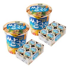 백제 쌀국수 멸치맛 미니컵 58g 총12, 1세트