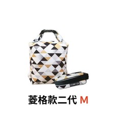 ENJOY101 矽膠布防漏食物袋 新款2.0 菱格 M 立體專利結構 可微波蒸煮, 1個, 【2.0】菱格 M