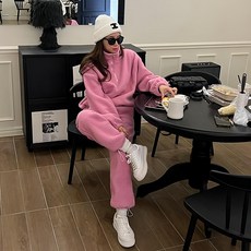 NANING9 女款 Sonuto 刷毛運動套裝