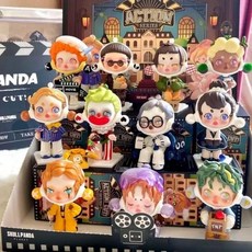 팝마트 스컬판다 액션 컷! 시리즈 피규어 랜덤 블라인드 박스 트렌디한 장식품 선물, 액션 컷! 시리즈 랜덤 블라인드 박스 13개 풀세트(중