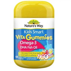 호주 네이처스웨이 Natures Way Omega Fish Oil 60 Pastilles 오메가 피쉬오일 캔디, 60정, 5개