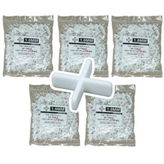 LTG 쿠사비 타일스페이스 타일간격제 십자 1.0mm 흰색 300개입, 1개