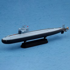 하비보스 중국 해군 Type 091 한 클라스 SSN 핵추진 공격 잠수함 전함 배 프라모델 1:350, 1개