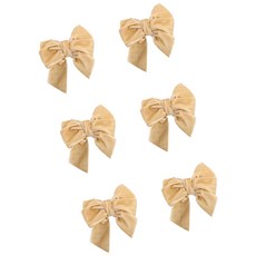 고급 플란넬 원단 냅킨 링 크리스마스 저녁 식사 행사를 위한 다목적 식기 액세서리, 베이지색