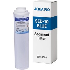 아쿠아 플로 SED-10 블루 침전물 필터 카트리지 5 마이크론 퀵 체인지 트위스트 잠금 1gp 유량 900갤런 용량 475 Q 시리즈 및 BP 시스템용 1단계 65010086