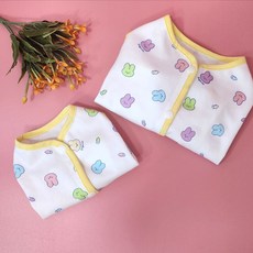 팻티아 보들보들 오가닉 강아지조끼 국산, 바니바니 White, 1개