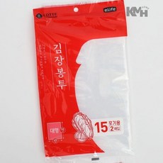 김장봉투 2매입 대형 비닐, 1세트, 2개입, 대형(약15포기)