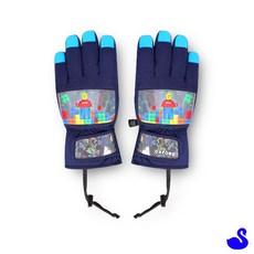 BS 아동장갑 옥스포드 블럭 스키장갑 M 어린이터치장갑 캐릭터장갑