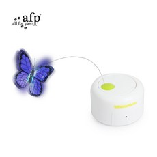 萊恩家 AFP電動逗貓飛蝶盤 電動逗貓炫轉蝶 貓玩具 貓咪玩具 逗貓玩具 all for paws, 1個