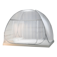 免安裝折疊蒙古包蚊帳，單人雙人宿舍露營通用防蚊帳