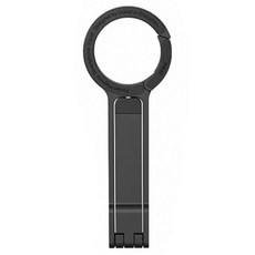울란지 카라비너 마운트 마그네틱 스마트폰 삼각대, 옵시디언 그레이, 1개, MA30