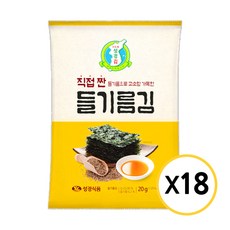 [현대프리마켓] 성경김 직접 짠 들기름 전장김, 20g, 18개