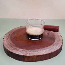 우드 핸들 한방향 에스프레소 유리 글라스 샷잔 75ml pre+62475TE