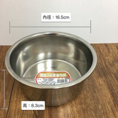 頂級316不鏽鋼厚釜內鍋 台灣製造, 1個, 5人
