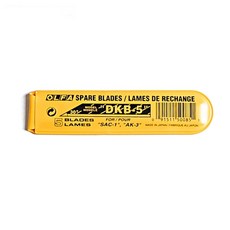 OLFA 5入高碳鋼 DKB-5 美工刀片 替刃 適用 SAC-1 A-1 141BS 215BS Ltd-05, 5個