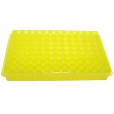 마이크로 튜브보관 96홀 양면거치대 실험키트 돌봄교실 과학실습 보관대 과학실험실, 1세트, 2ml