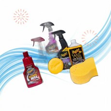 Meguiars 맥과이어스 자동차 물왁스 G55012 클래식 워시 앤 왁스 키트 M5, 1개