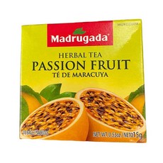 Passion Fruit Tea - 0.5 온스 (10 tea bags) - Chá de Maracujá Madrugada - 15g (10 sachês)
