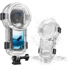 45M148FT 방수 카메라 케이스 DJI Osmo Nano용 수중 잠수 하우징 95 고투명 광학 유리 및 나노 방한 코팅 경량 보호 커버 서핑 래프팅용, for Insta360 X5