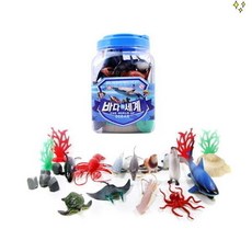 바다의 세계 바다 해양 생물 동물 세트 모형 피규어