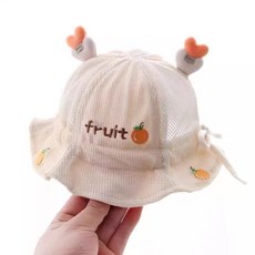 아기 여름 얇은 햇빛 차단 모자 신생아 남아 여아 어부 버킷햇 통기성 좋은 유아 패션 잡화