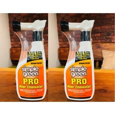 Simple Green PRO 專業級除臭劑，可補充噴霧瓶, 2個, 946ml
