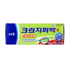 크린랲 크린 지퍼백 특대, 특대(XL), 15개입, 1개