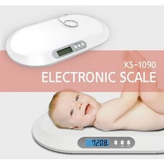 유아 체중 측정 디지털 전자 저울 화이트 일반상품, 1개, 아이워너 유아용 체중계 KS-BM520