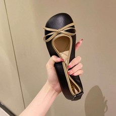 Cwadun 여성 미끄럼 방지 부드러운 바닥 심플한 메리 제인 신발