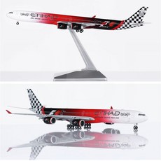 RBF 1/400 絕版 Etihad A340-642 客機模型 HY346097F